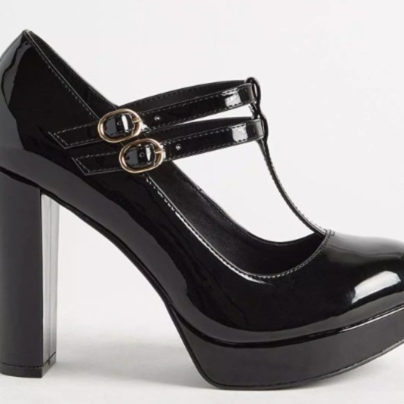 T-Strap Mary Jane Heel (WW) - Picture 2 of 3